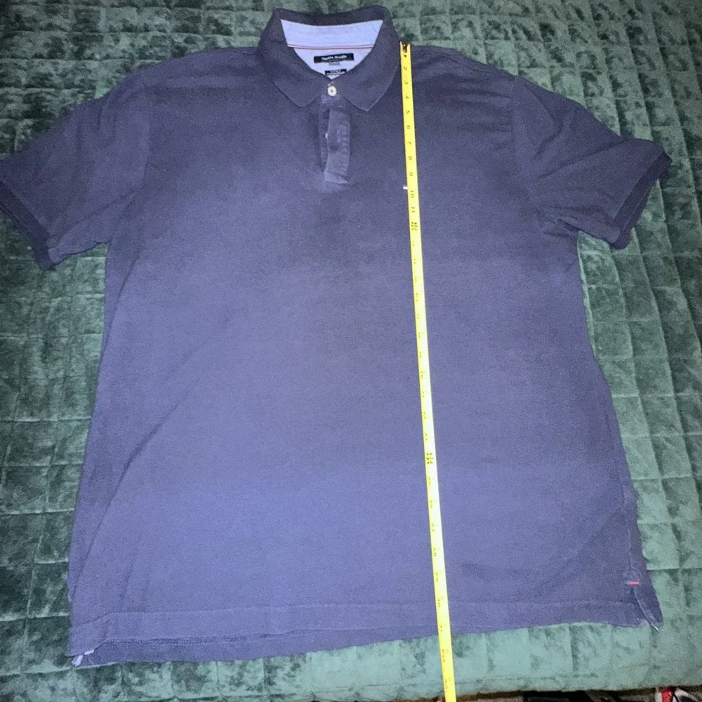 Tommy Hilfiger Mens Polo Shirt Double Extra Large (2XL) Navy Classic Prep
